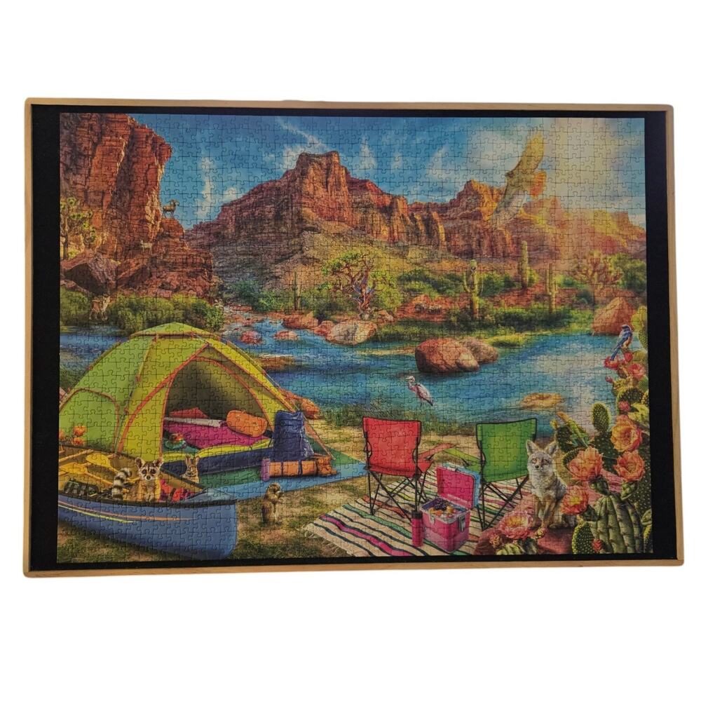 Ravensburger 1500 Piece Jigsaw Puzzle Canyon Camping Wanderlust Jason Taylor